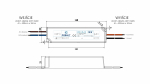 35W 24V IP67 ZPV constant voltage impulse power supply unit